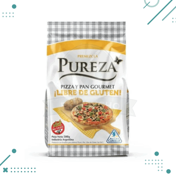 Premezcla PUREZA pizza y pan gourmet libre de gluten 500gr