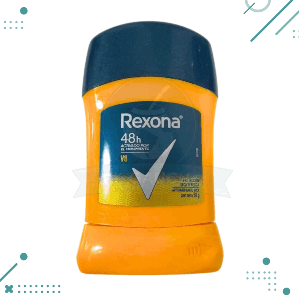 Antitranspirante Rexona Men V8 Motionsense Barra x 50 g