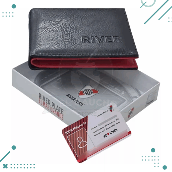 BILLETERA RIVER CON CAJA