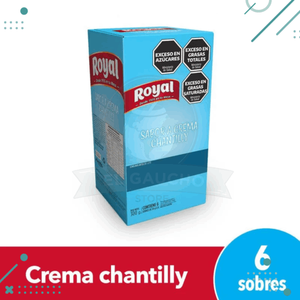 ROYAL crema chantilly 50gr (display x6u) 300gr