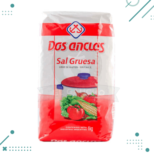 Sal gruesa Dos Anclas 1Kg