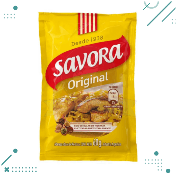 Mostaza Savora original 60gr