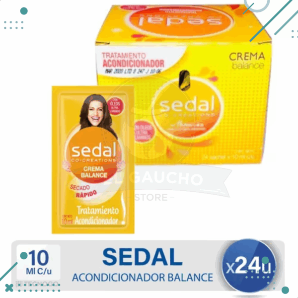 Acondicionador Sedal Sedal Crema balance x24 Sachet 10ml