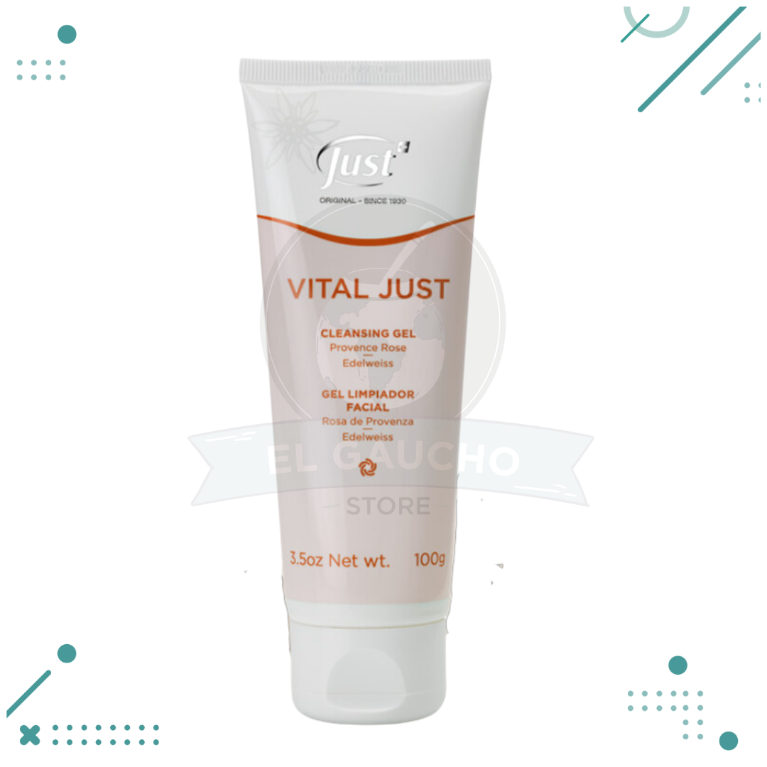 swiss-3.png Gel Limpiador Facial, Vital Swiss Just (100gr) - Imagen 1