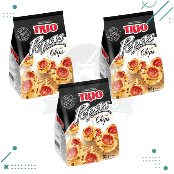 Pepas Con Chips de Chocolate y Membrillo TRIO 500g (x3 un) (1500gr)