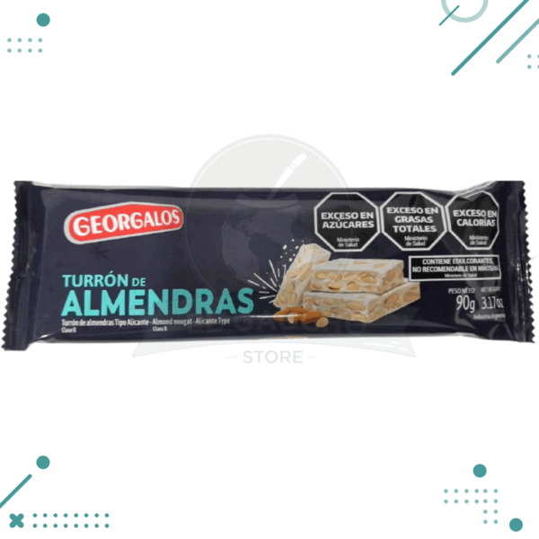 GEORGALOS turron de almendras 90gr "Clase B"
