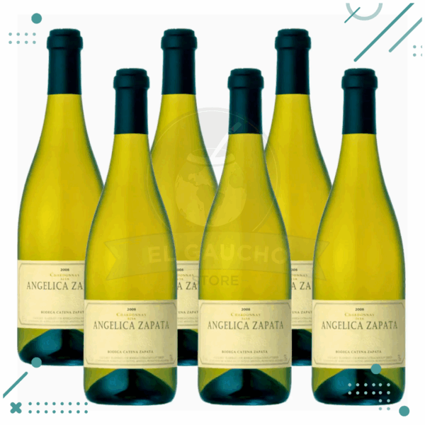 Vino Angelica Zapata Chardonnay Alta 750ml (Pack x6 botellas)