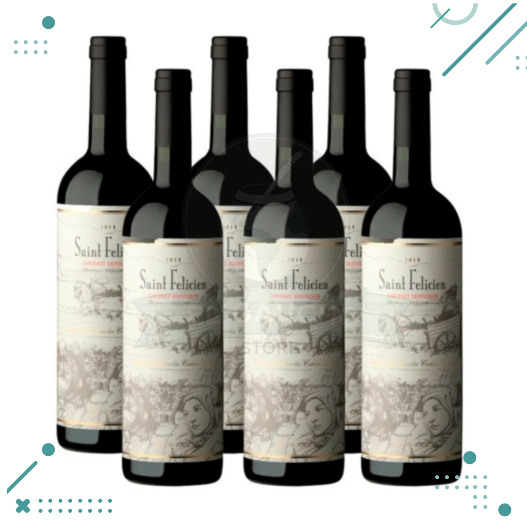 vino-2024-08-02T123644.564.png Vino Saint Felicien Cabernet Sauvignon 750ml (Pack x6 botellas) - Imagen 1