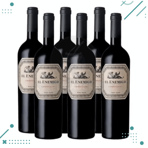Vino El Enemigo Cabernet Franc (750ml) (Pack x6 botellas)