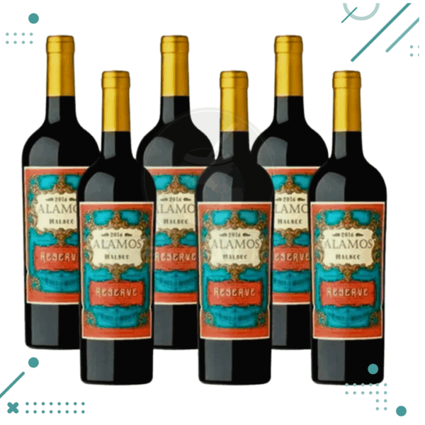 Vino Alamos Reserva – Malbec (Pack x6 botellas)