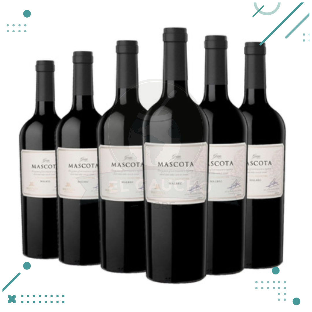 vino-80.png Vino Gran MASCOTA Malbec 750ml (Pack x6 botellas) - Imagen 1