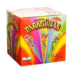 Paraguitas Felfort Chocolate (13gr.) (Caja de 40u.) ( 520gr.)