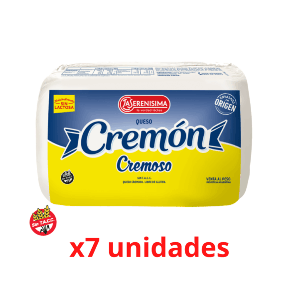 Queso CREMON 7 Un X 500 G (3.5Kg aprox TOTAL)