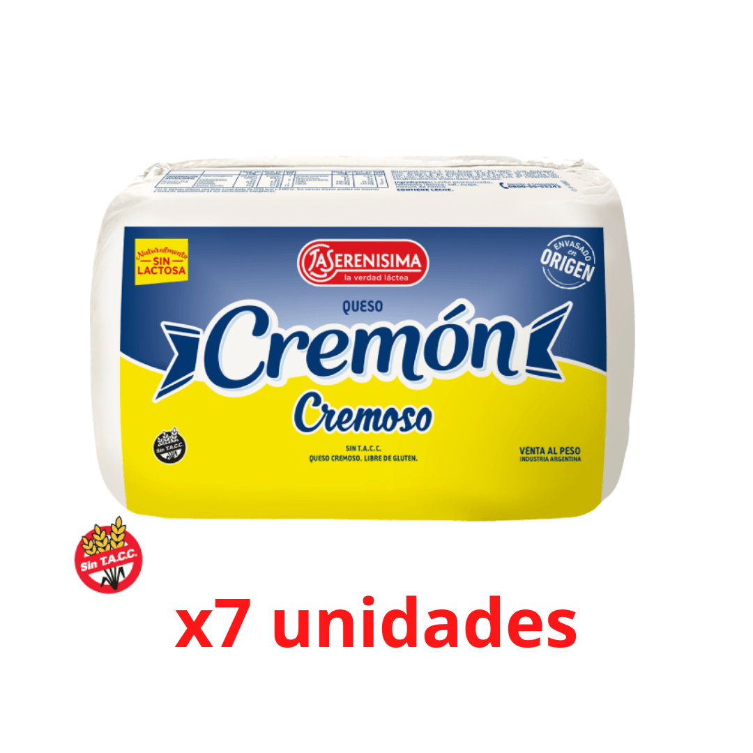 x-3-unidades-2-1.png Queso CREMON 7 Un X 500 G (3.5Kg aprox TOTAL) - Imagen 1