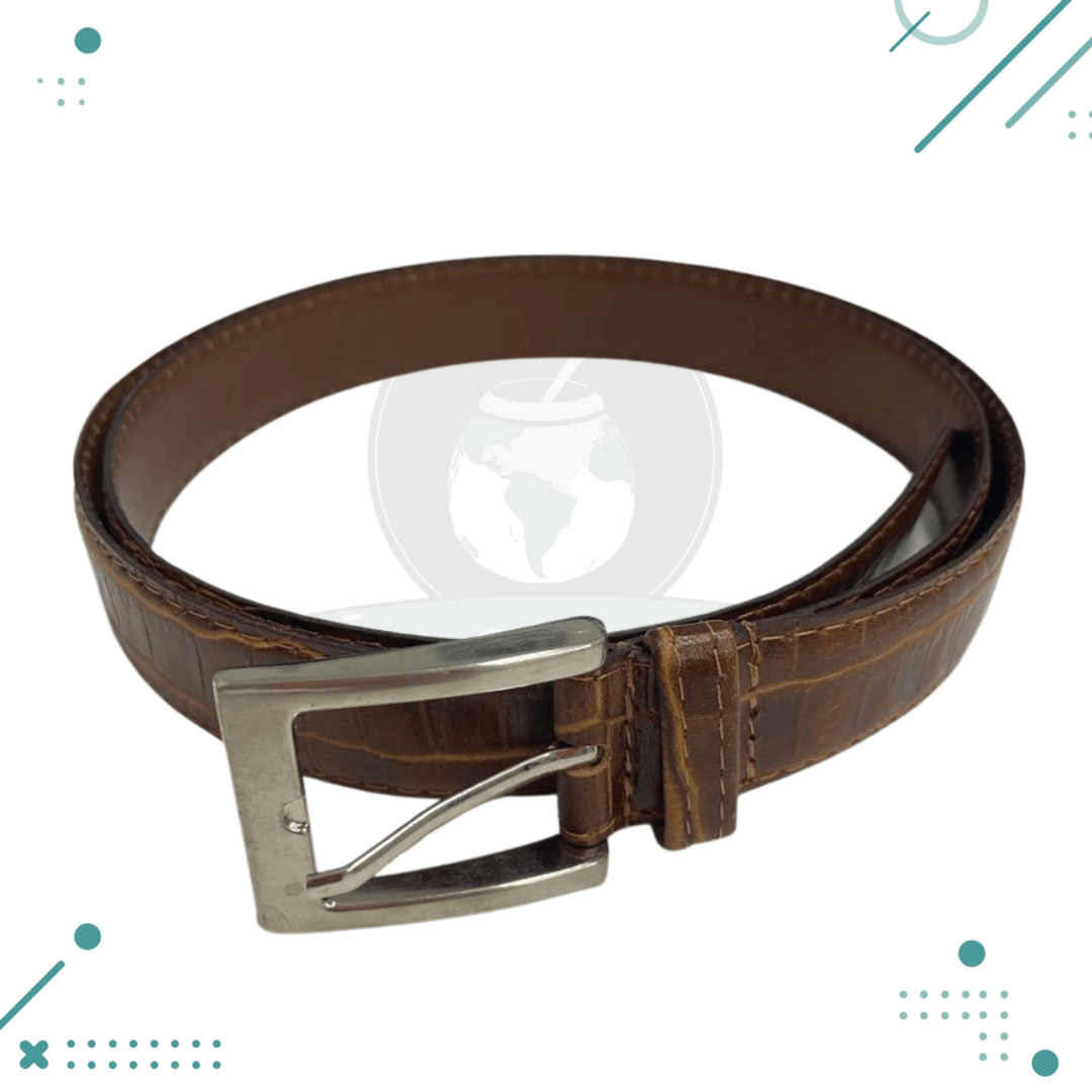 x3-Unidades-1-1-3.png Cinturon Belt Cuero Color Marron Claro Genuino 100% Artesanal, Modelo 6 - Imagen 1