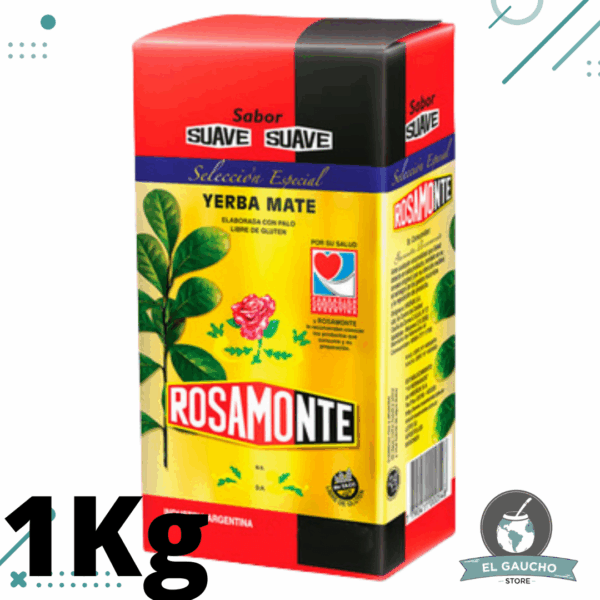 Yerba Mate Rosamonte SUAVE, Selección Especial (1000gr)