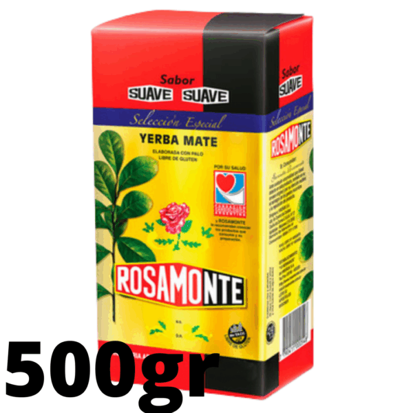 Yerba Mate Rosamonte SUAVE, Seleccion Especial (500gr)