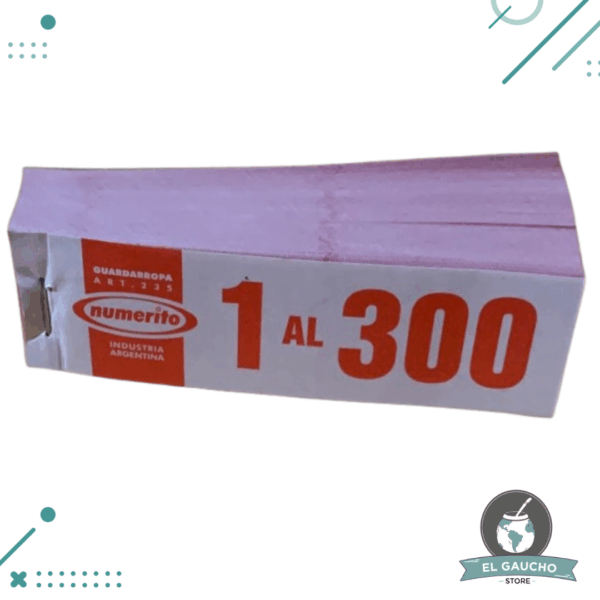 Talonario De Rifa Del 1 Al 300
