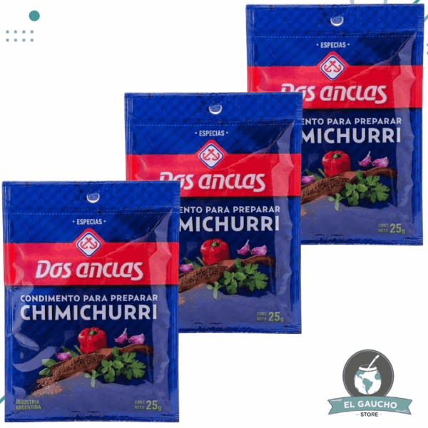 Condimento Chimichurri Dos Anclas 20Gr (pack 3u) (60g)