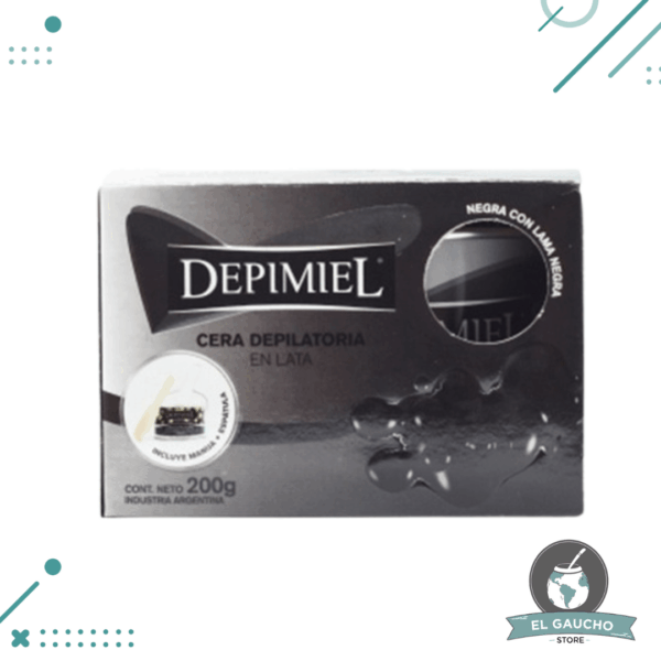 Cera Depilatoria DEPIMIEL con Lama Negra en lata x 200g