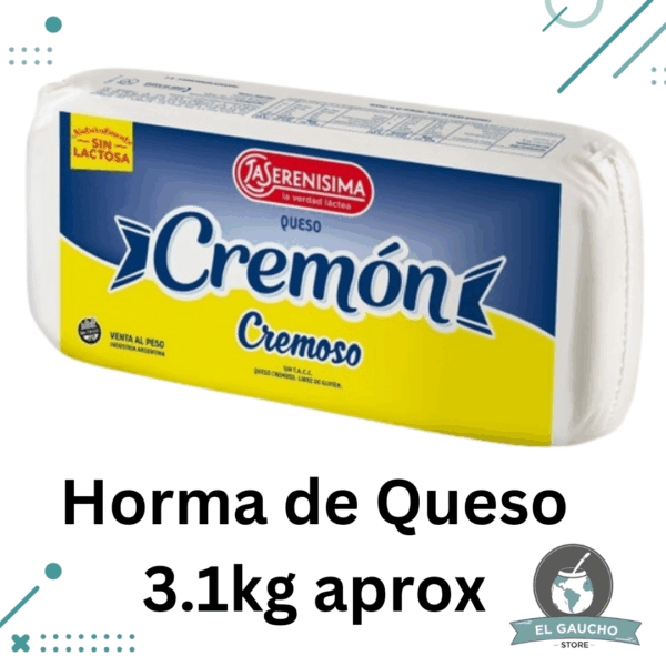 Horma de Queso CREMON 3.1Kg Aprox