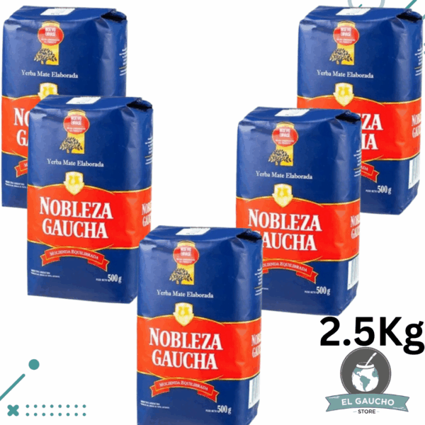 Yerba Mate Nobleza Gaucha (500gr) (Pack x5) (2.5kg)