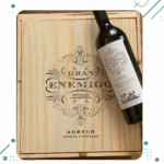 Vino El Gran Enemigo, AGRELO x 6 Unidades + CAJA MADERA Regalo, AÑO 2020 - Imagen 2