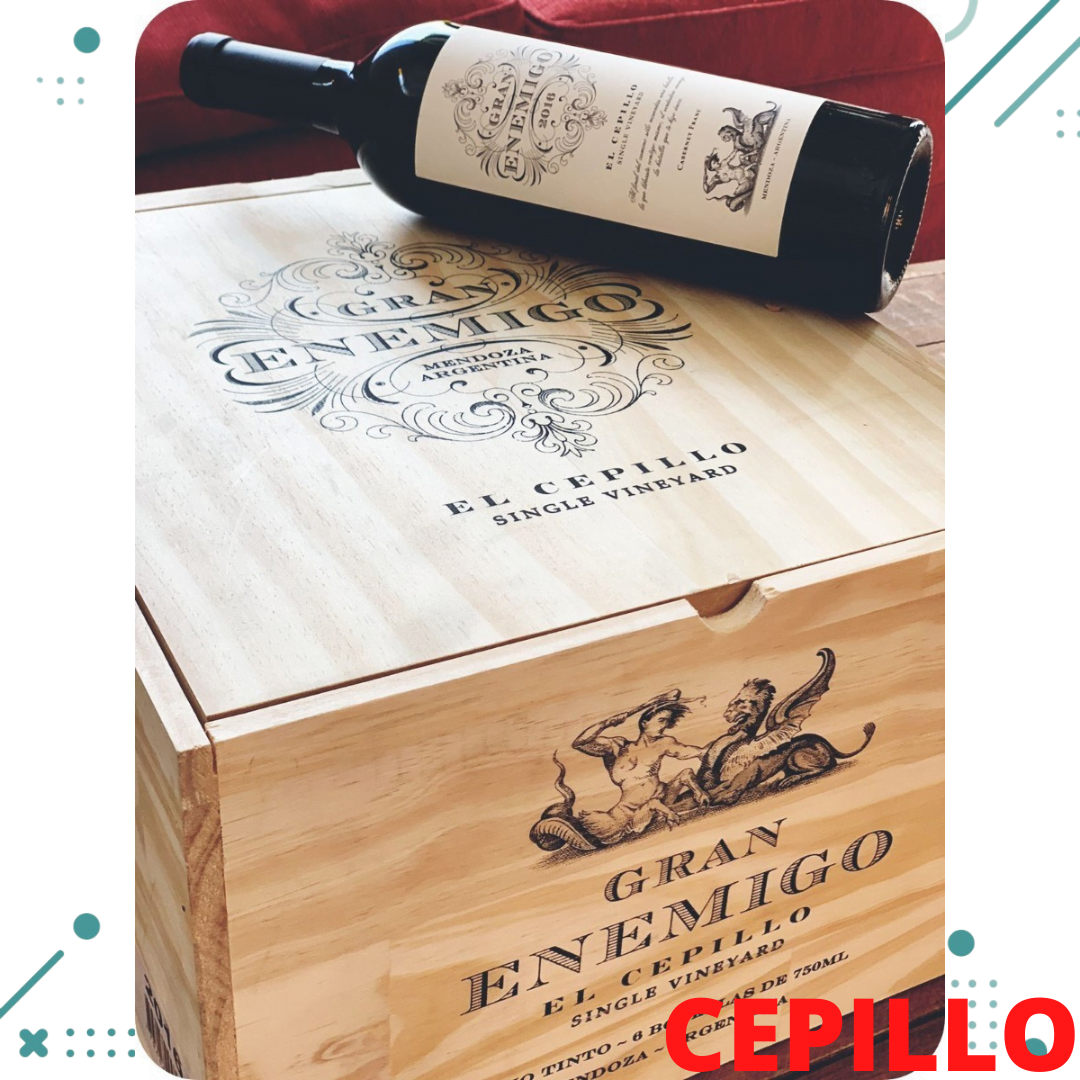 x3-Unidades-30-1-1.png Vino El Gran Enemigo, CEPILLO 750ml x 6 Unidades + CAJA MADERA Regalo - Imagen 1