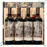 Vino Catena Zapata Malbec Argentino 750ml x 4 Unidades + CAJA MADERA Regalo