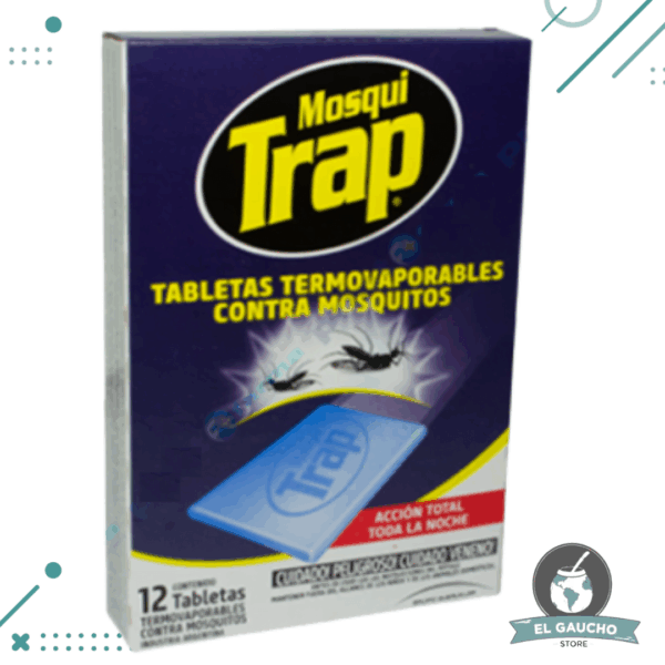 Mosqui Trap 12 Noches Repelente de Mosquitos (12 Tabletas)
