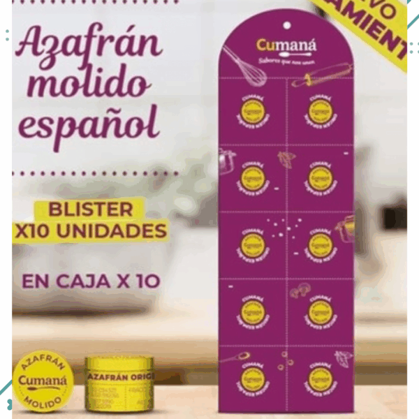 Azafran Cumana 10 Capsulas (2g)