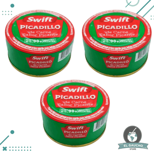 Swift Picadillo Pate De Carne PICANTE 90g Pack X 3 (240g)