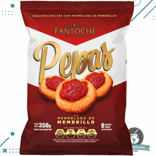 Pepas Con Membrillo Fantoche 350Gr
