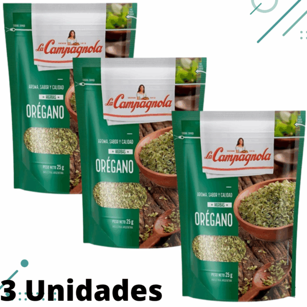 Condimento La Campagnola Oregano 50gr (Pack 3u) (150gr)