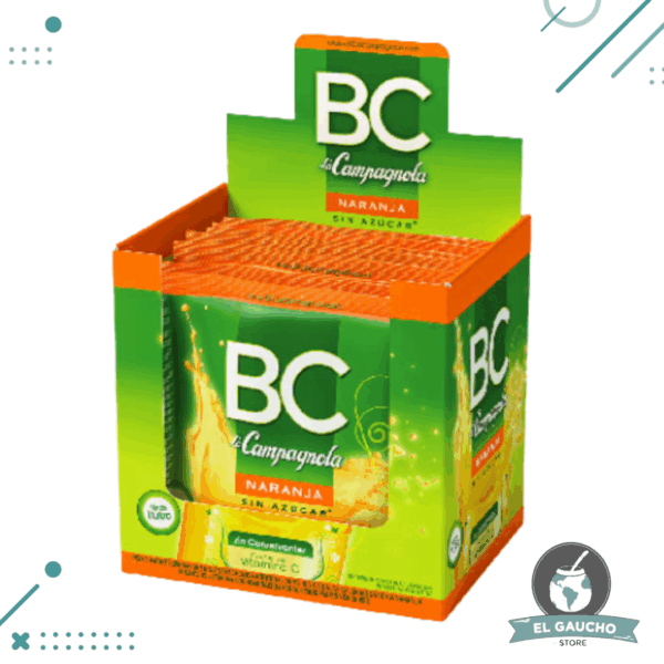 Jugo BC Naranja 9g (CAJA 18u) (160gr)