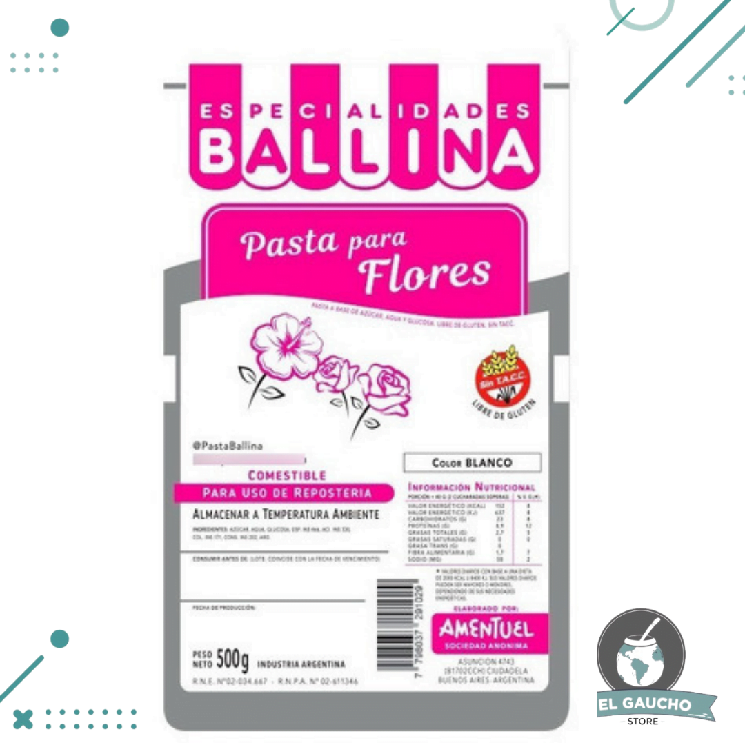 x3-Unidades-77-2.png Pasta para Flores, Tortas Ballina, Color Blanco (500gr) - Imagen 1