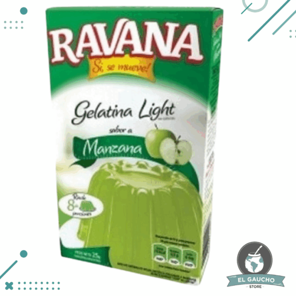 Gelatina LIGHT Ravana Manzana 25gr