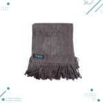 Bufanda Pelo de Alpaca y Lana (Color Marron Claro) 130x22cm aprox. - Imagen 4