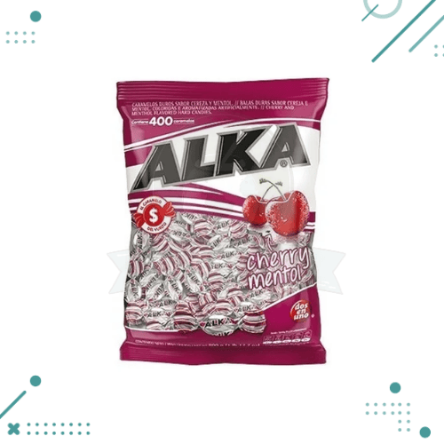 Caramelos ALKA Cherry 800gr (400 caramelos)