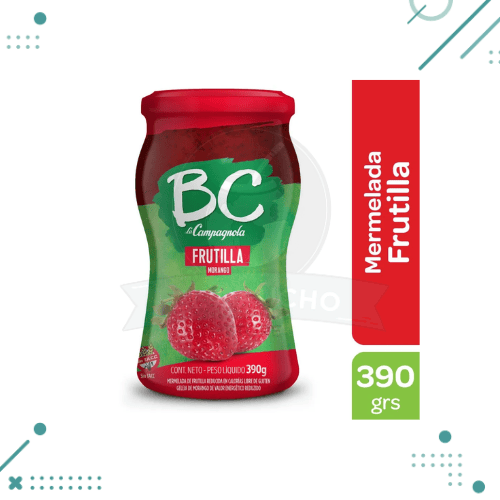 Mermelada BC La Campagnola Sabor Frutilla 390gr