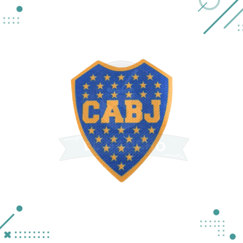 Parche Autoadhesivo Escudo Boca Juniors (7.5cm)