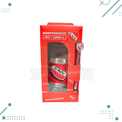Mate De Madera Recubierto En Aluminio + Caja Y Bombilla Con Dije De Regalo (CAI)
