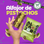 Alfajor Vegano PISTACHO Felices las Vacas 60g PACK X6 (360g) - Imagen 2